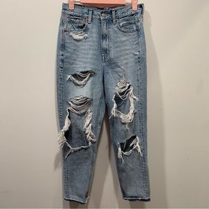 AE highest waist mom jeans